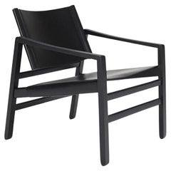 Hayche Saddle Armchair - Black, UK, Made to Order