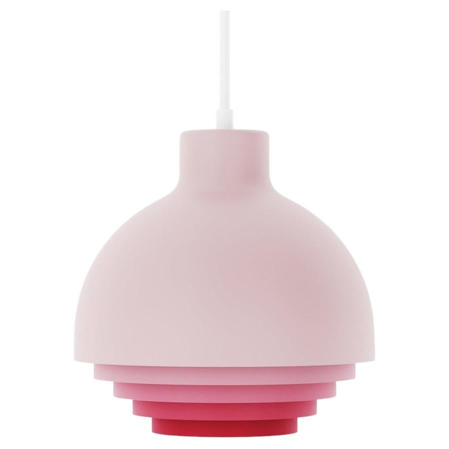 Hayche Strata Pendant Lamp, Pink gradient, United Kingdom, in Stock For Sale