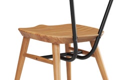 Hayche, W Tube Chair - Oak Oak & Black, United Kingdom, Made To Order