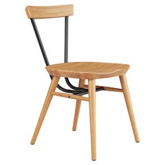 Hayche, W Tube Chair - Oak & Black, United Kingdom, Made To Order