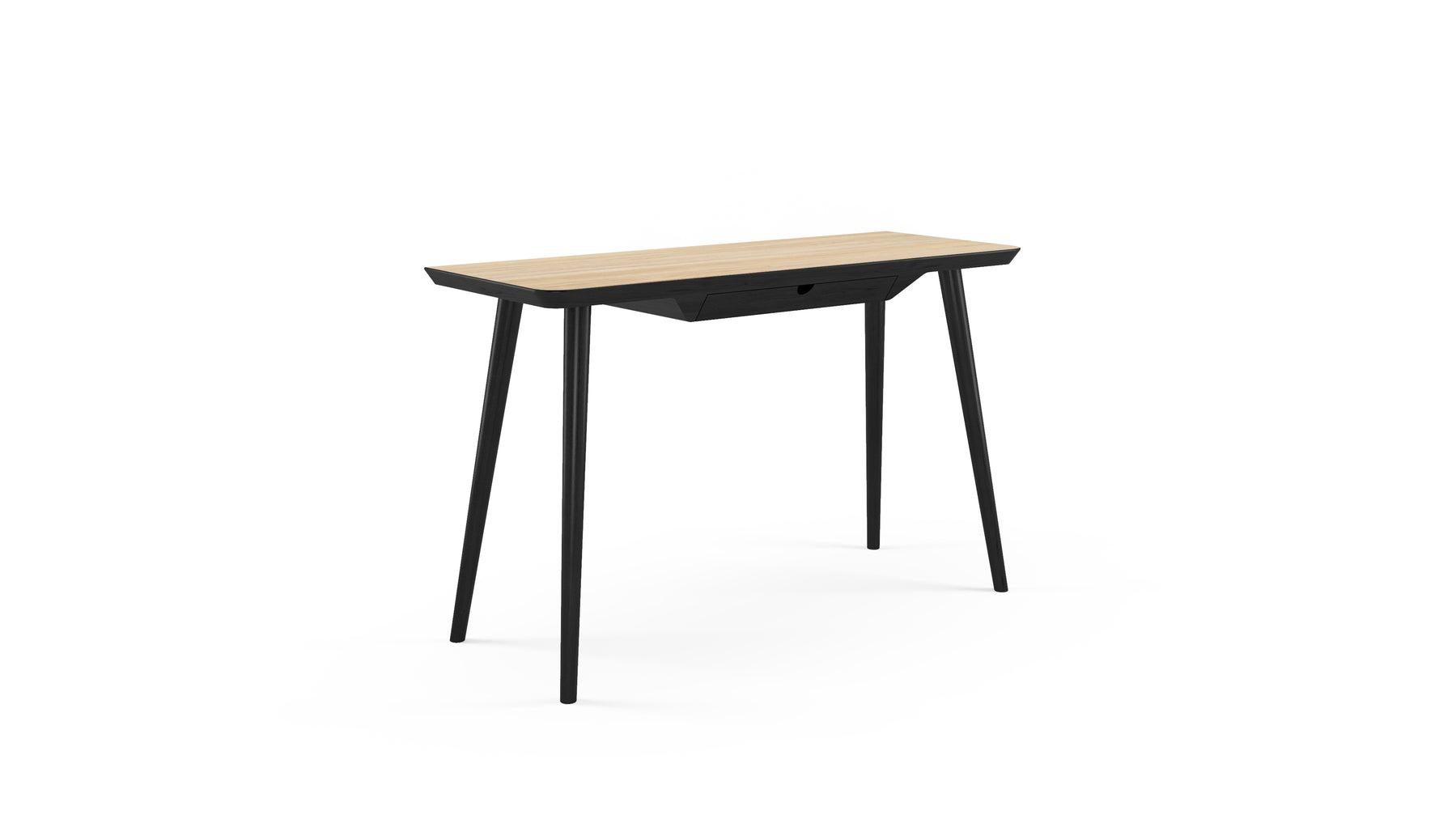 Modern Hayche WW Desk Oak & Black, United Kingdom, Made to order For Sale