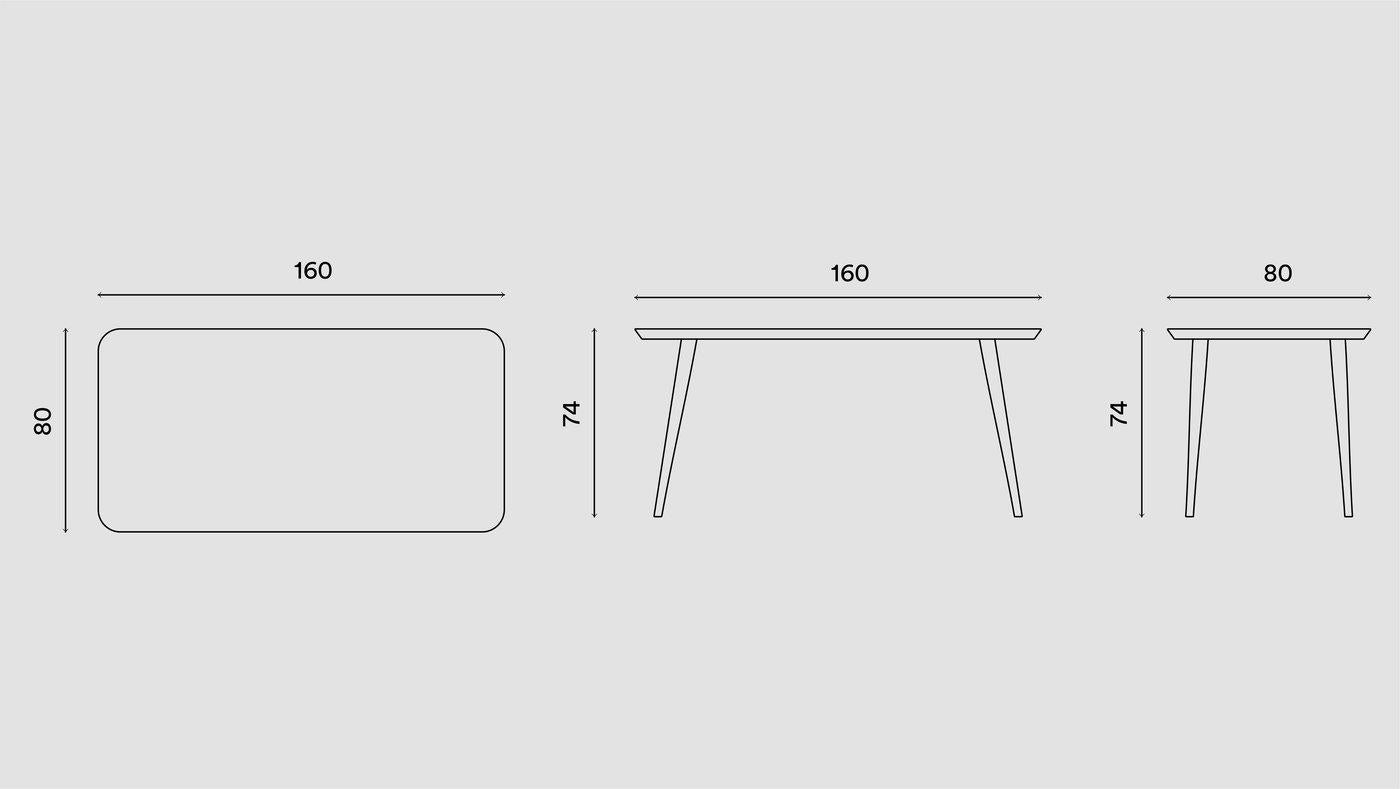 Hayche WW Rectangular Dining Table Cs3, Vereinigtes Königreich, Made to Order im Zustand „Neu“ im Angebot in Liverpool, GB