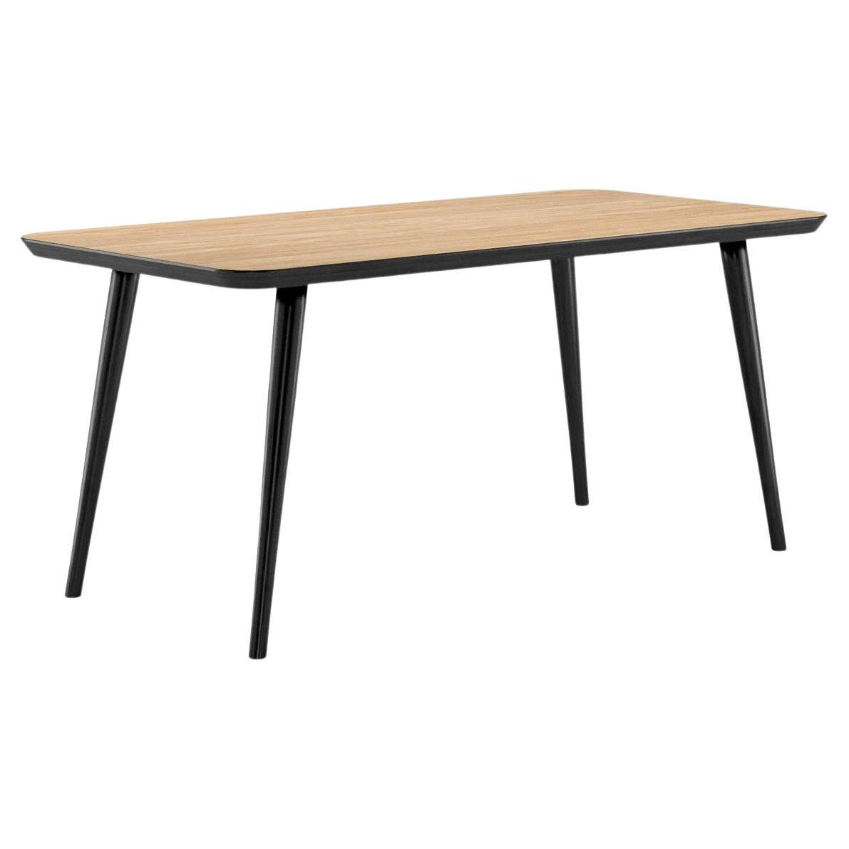 Hayche WW Rectangular Dining Table Oak & Black, United Kingdom, Made to Order For Sale