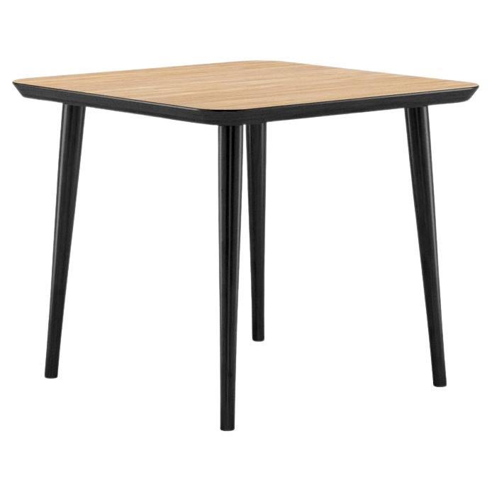 Hayche WW Square Dining Table Oak & Black, United Kingdom, Made to Order For Sale