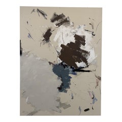 Large Abstract Painting on Canvas