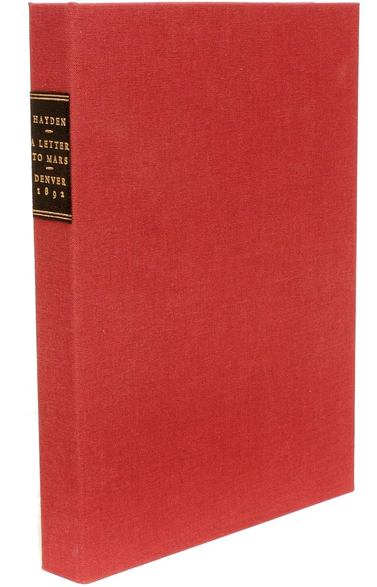 Hayden, J. J... A Letter to Mars, Erstausgabe, Denver, 1892 (Spätes 19. Jahrhundert) im Angebot
