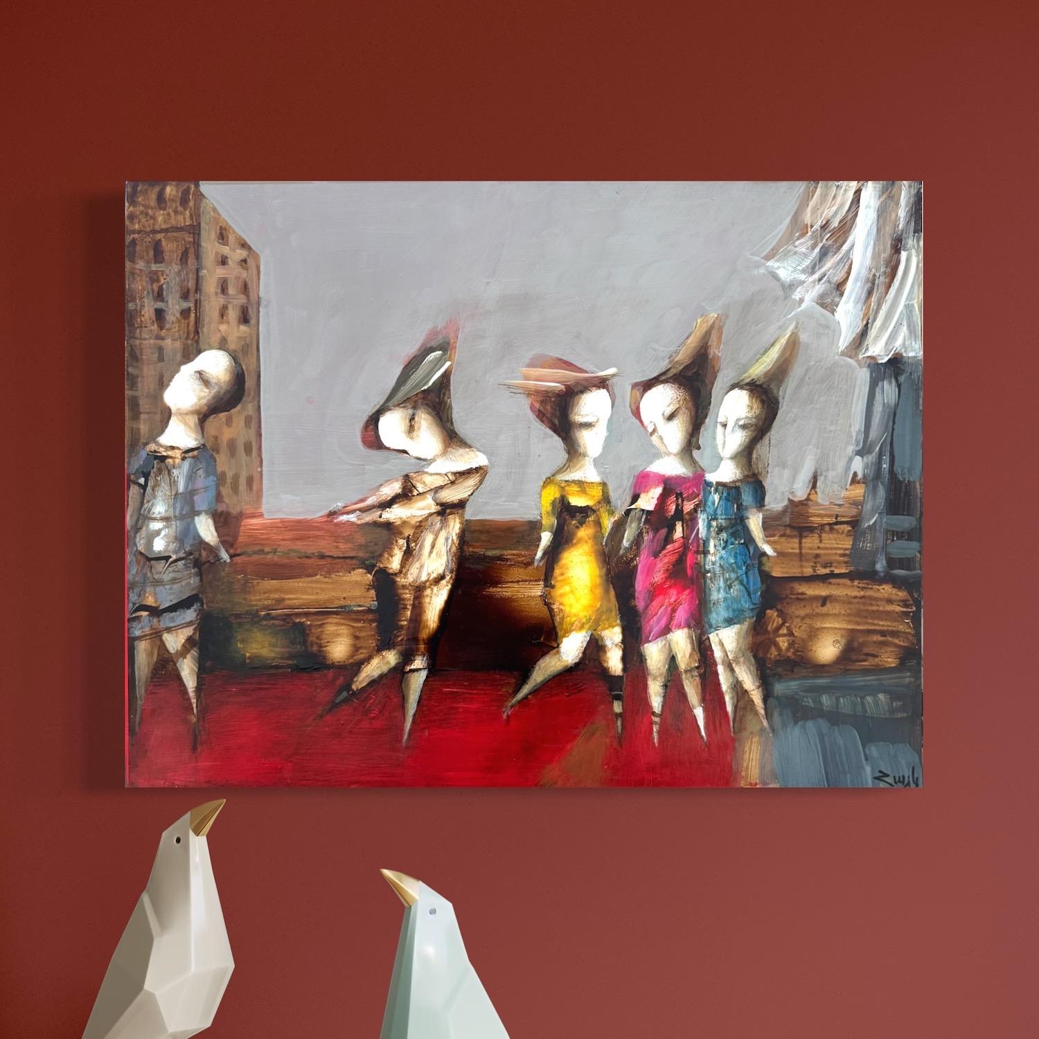 Artistics : Hayk Gasparyan
Œuvre : Peinture à l'huile originale, unique en son genre
Moyen : Huile sur carton,
Année : 2025
Style : Abstrait, figuratif
Titre : A.muse abstraite
Taille : 13.5