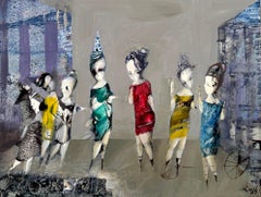 Leader Figurative Original oil painting, one of a kind