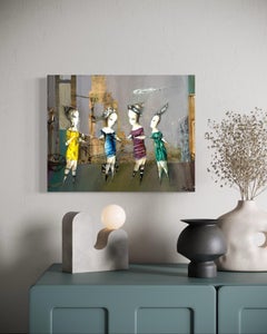 Memory Figurative Abstract Artwork Original oil painting, one of a kind