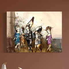 Vision Figurative Abstract Artwork Original oil painting, one of a kind