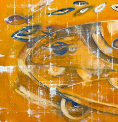 Above The Sun, Large size Abstract Original oil Painting, Ready to Hang