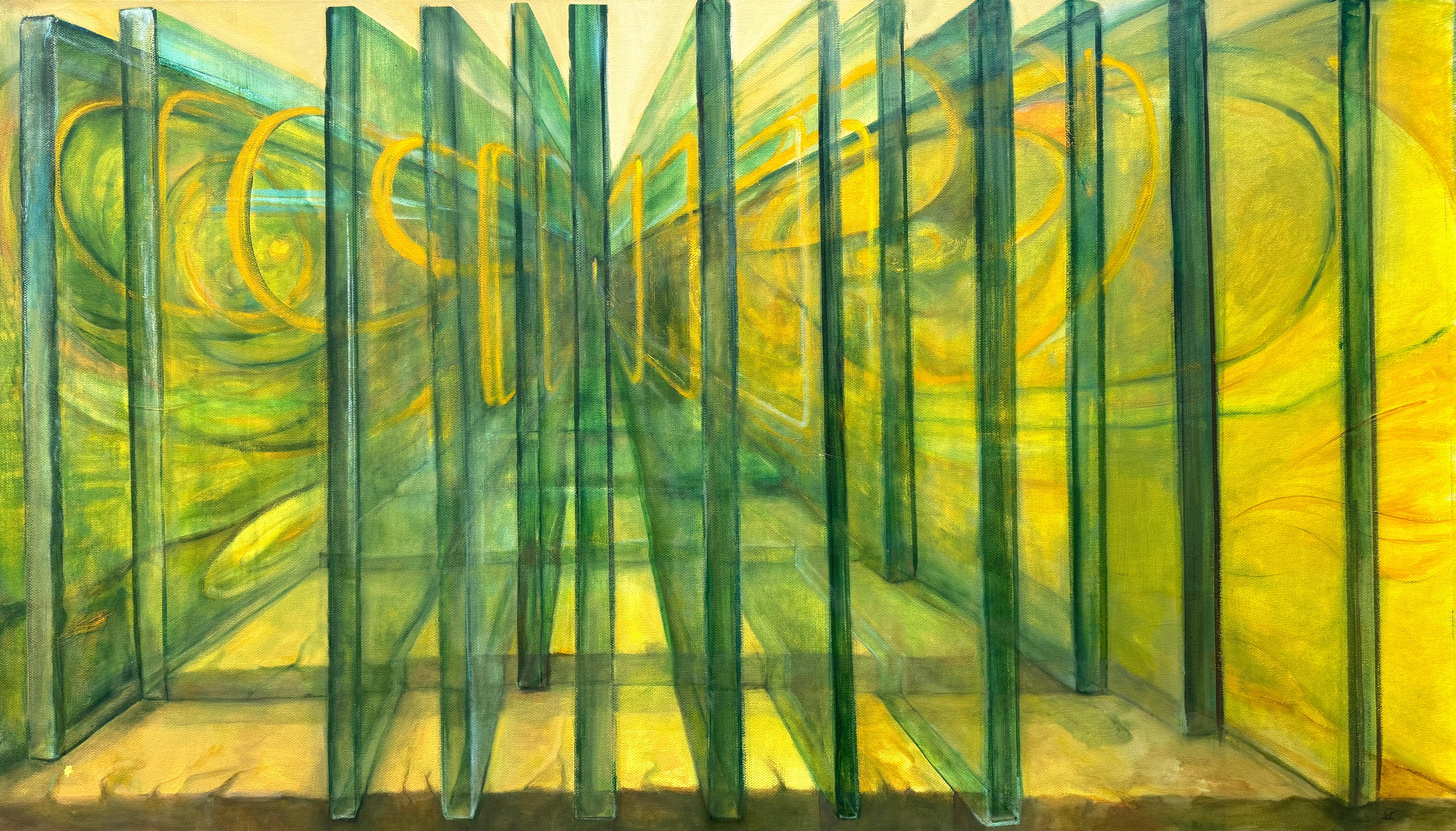 Hayk Margaryan Abstract Painting - Butterfly Time, Large size Abstract Art Original oil Painting Ready to Hang