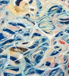 Waking, Large size Abstract Original oil Painting, Canvas Art, Ready to Hang