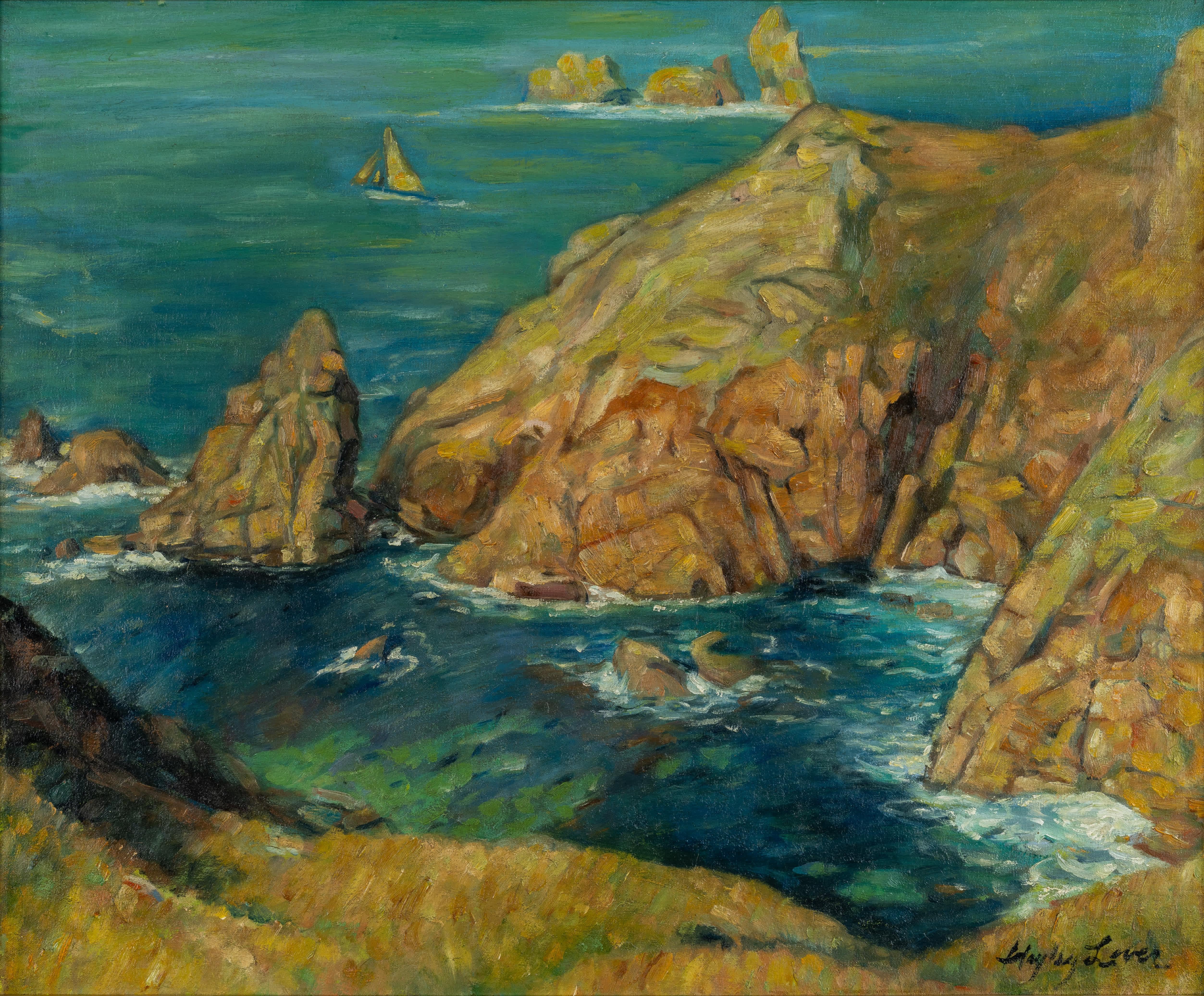 Entre las Rocas Rojas - Painting de Hayley Lever