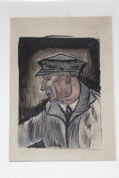 Hayley Lever Caricatures, Mixed Media Portraits, Modern, Signed, 1930s
