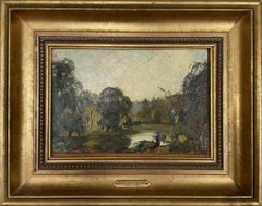 Hyde Park, London, early 20th century landscape scene