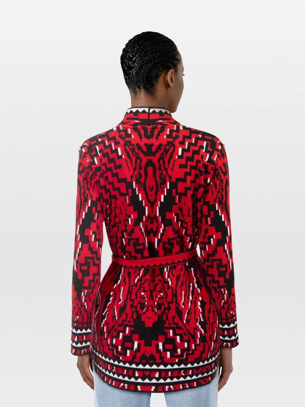L'ÉTAT est très bon. Cet article de revente d'occasion de la marque Hayley Menzies ne présente pratiquement aucune trace d'usure visible sur le cardigan.
 

 Détails
 

 

 Multicolore
 

 Coton
 

 Cardigan
 

 Motif abstrait
 

 Ceinture
 

 2