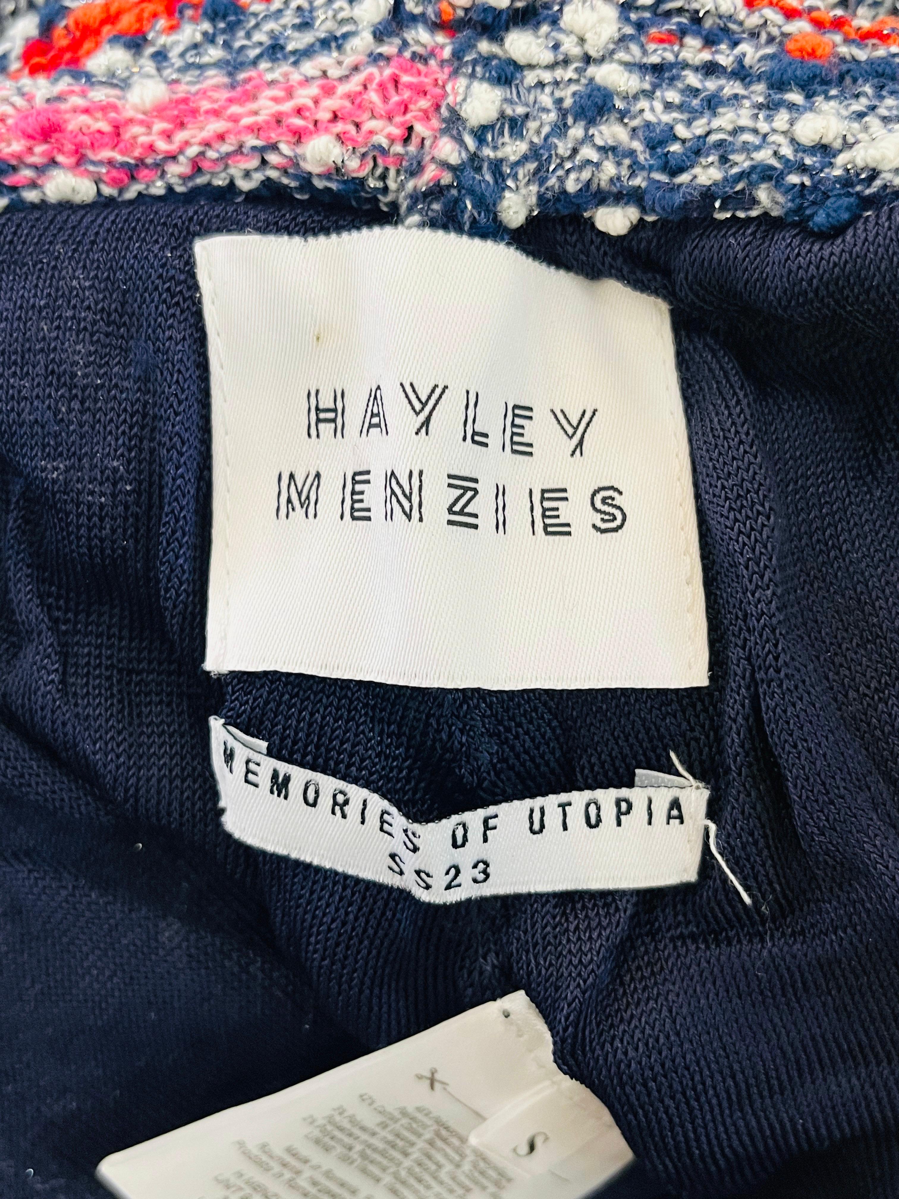 Hayley Menzies Boucle Cotton Blend Summer Dress For Sale 2