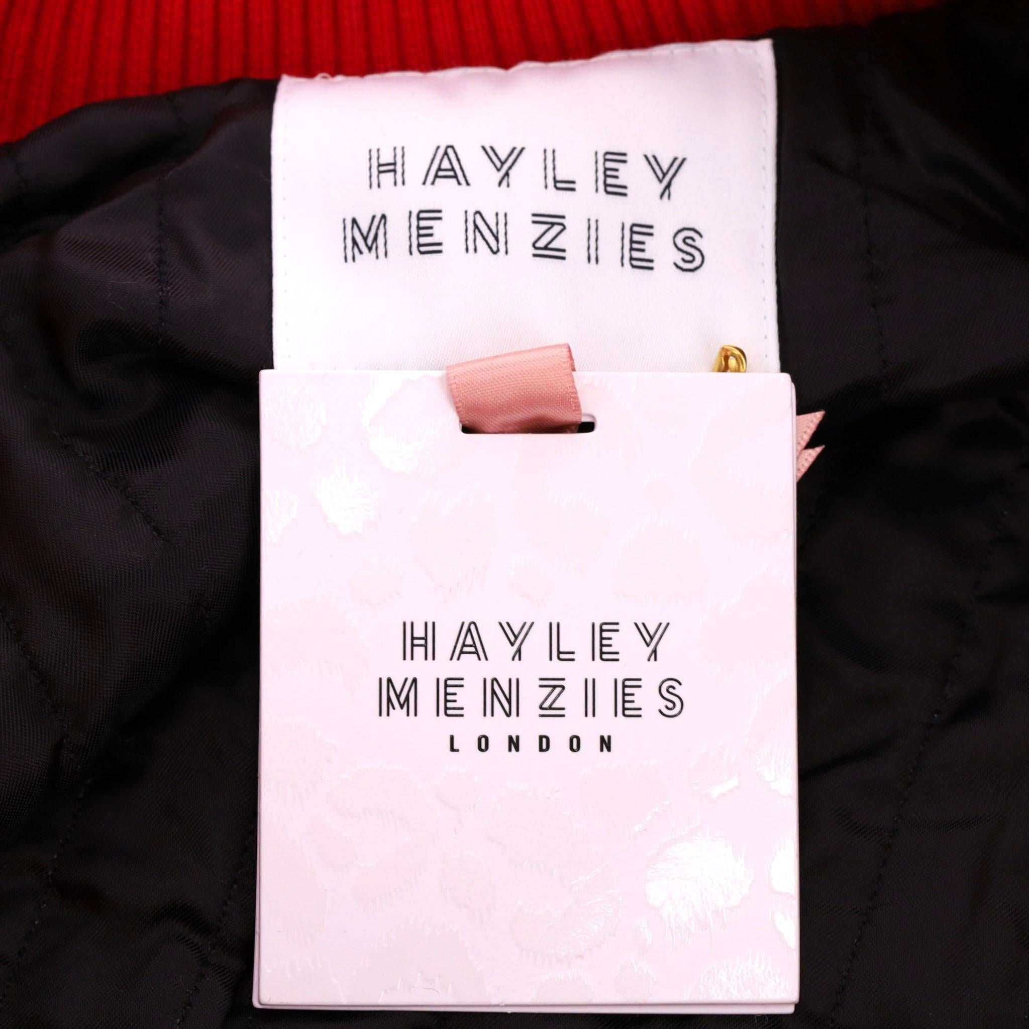 Hayley Menzies Bombermantel/Jacke aus Leopardenmuster aus Strick 1