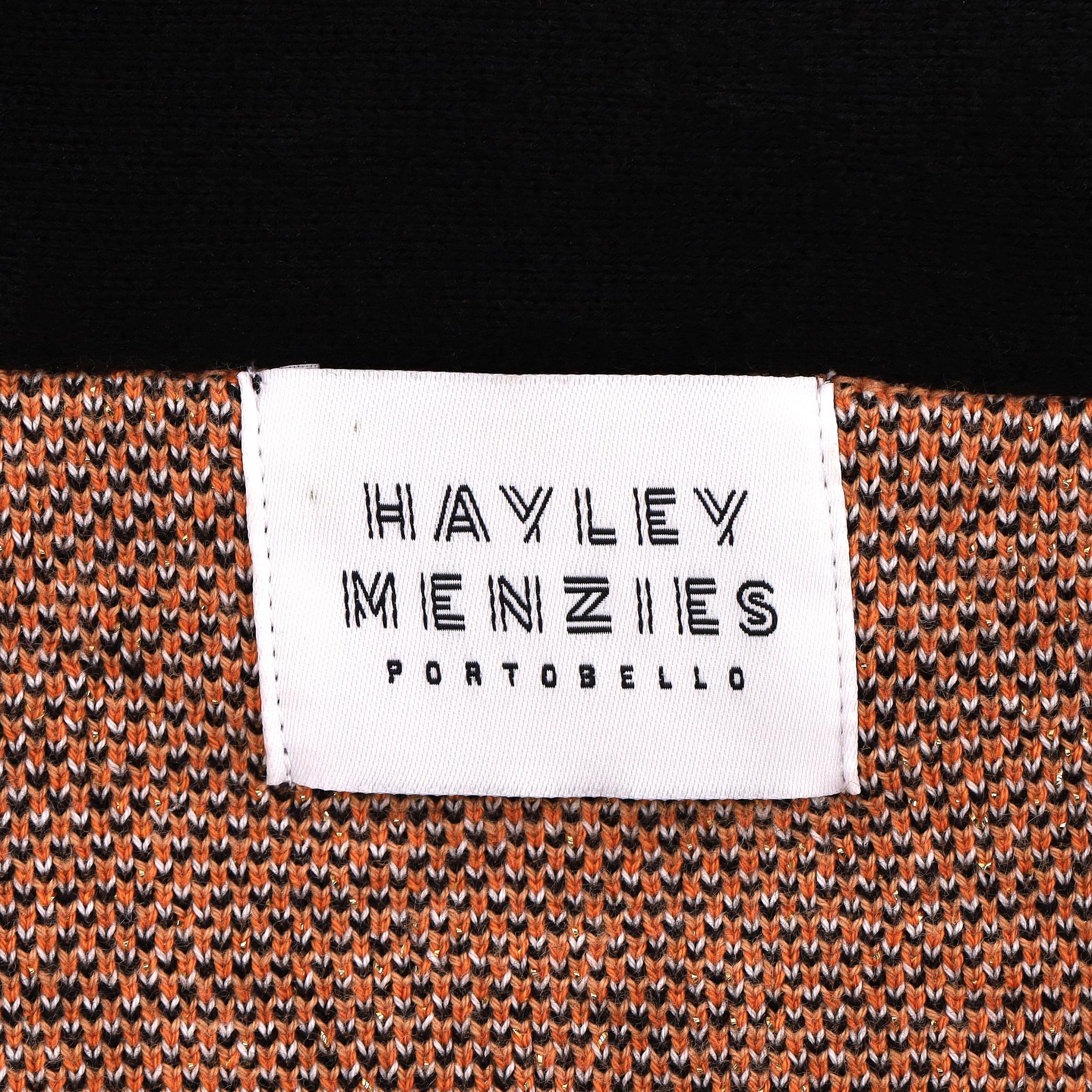 Hayley Menzies - Cardigan ouvert en coton tricoté imprimé léopard en vente 2