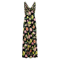 Hayley Menzies Silk Floral Maxi Dress
