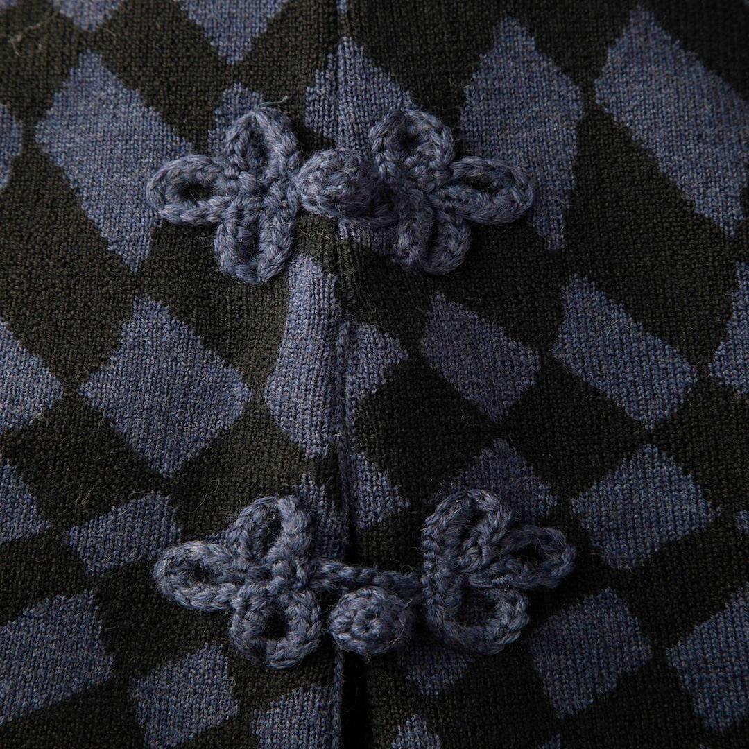 Hayley Menzies Conjunto de top y falda de cuadros abstractos de lana Talla XS en Bueno estado para la venta en London, GB