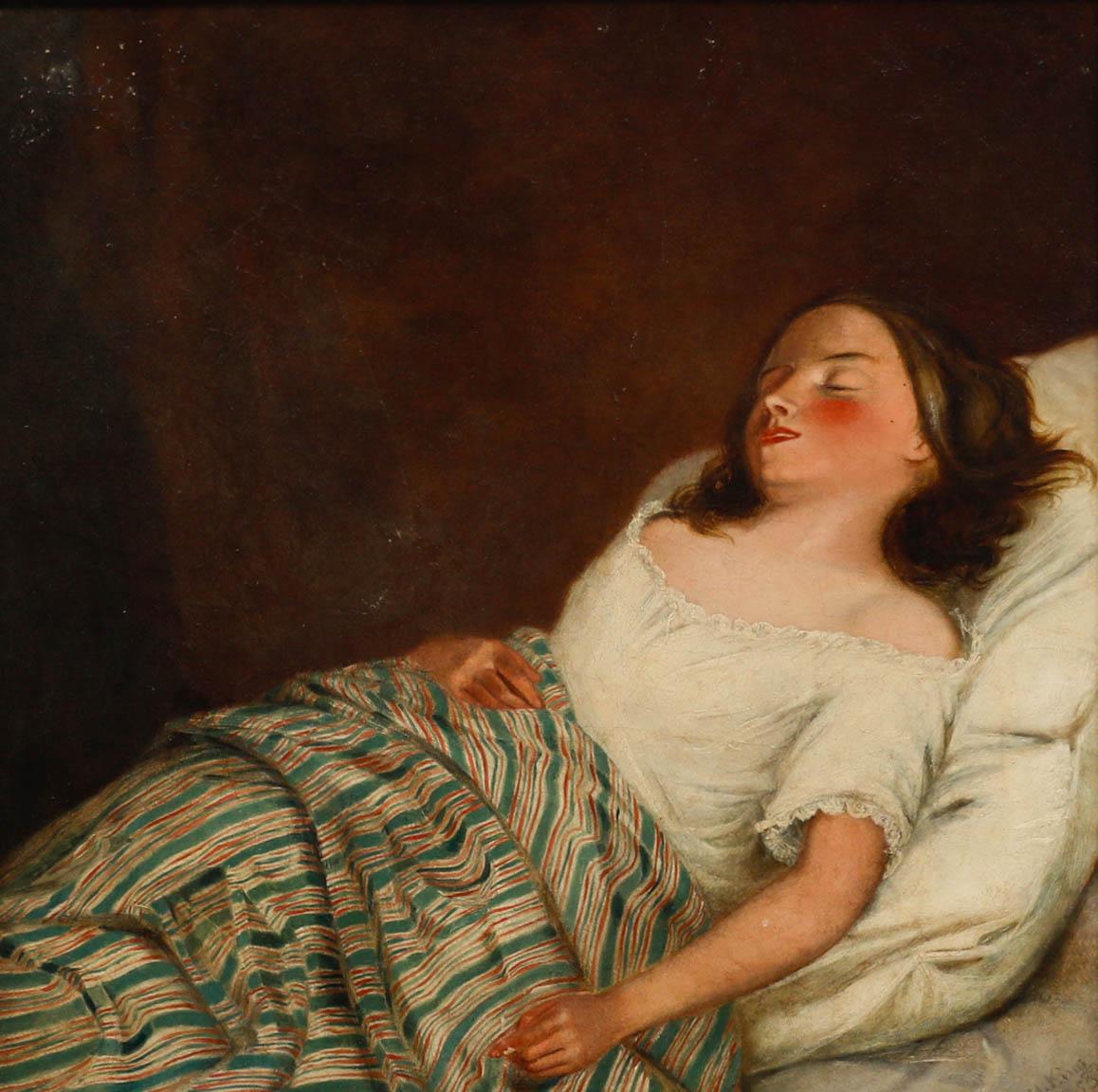Haynes King (1831-1904) - Olio del 1855, La Bella Addormentata 1