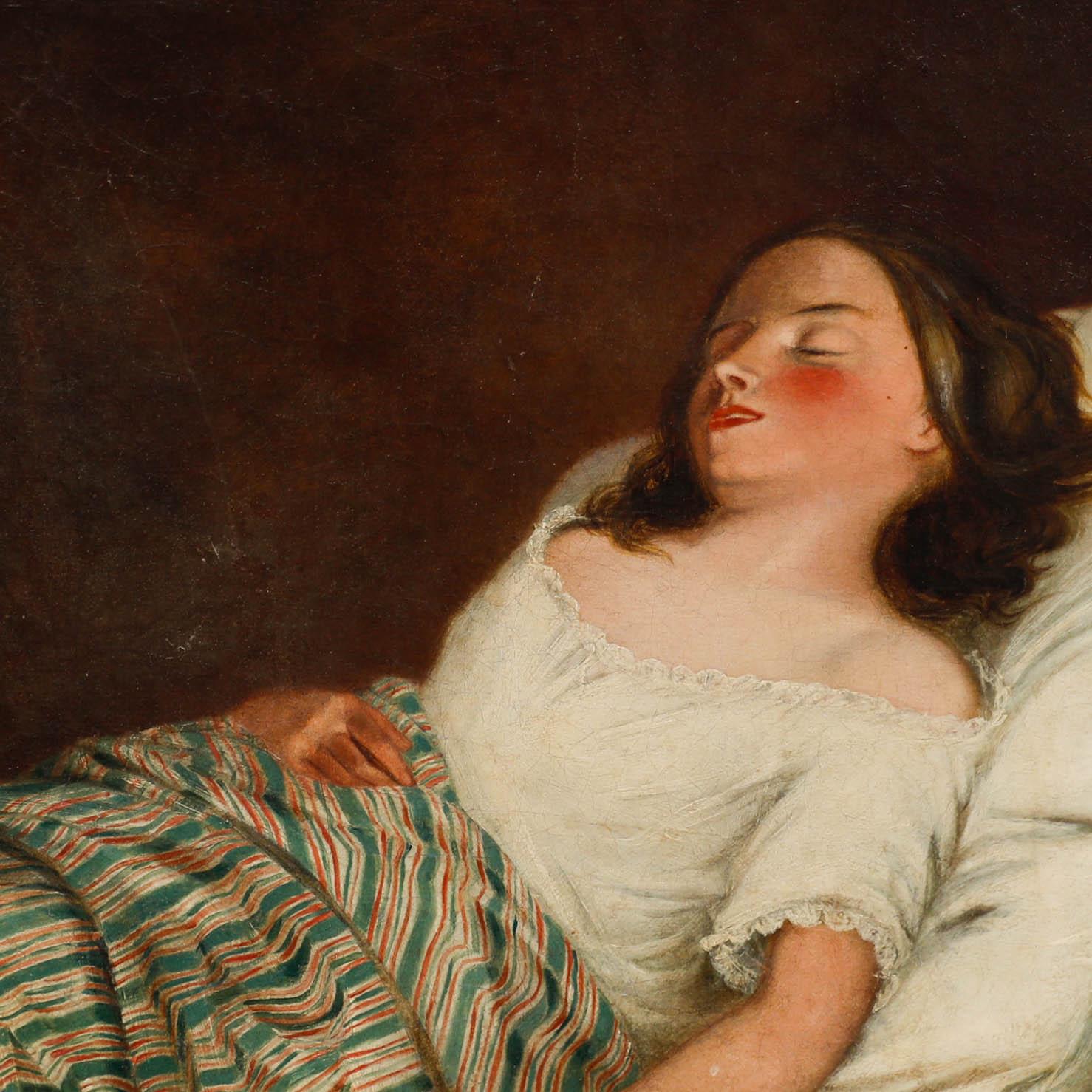 Haynes King (1831-1904) - Olio del 1855, La Bella Addormentata 3