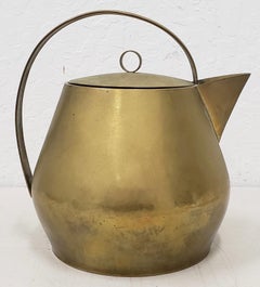 Hayno Focken Brass Teapot with Lid, circa 1930