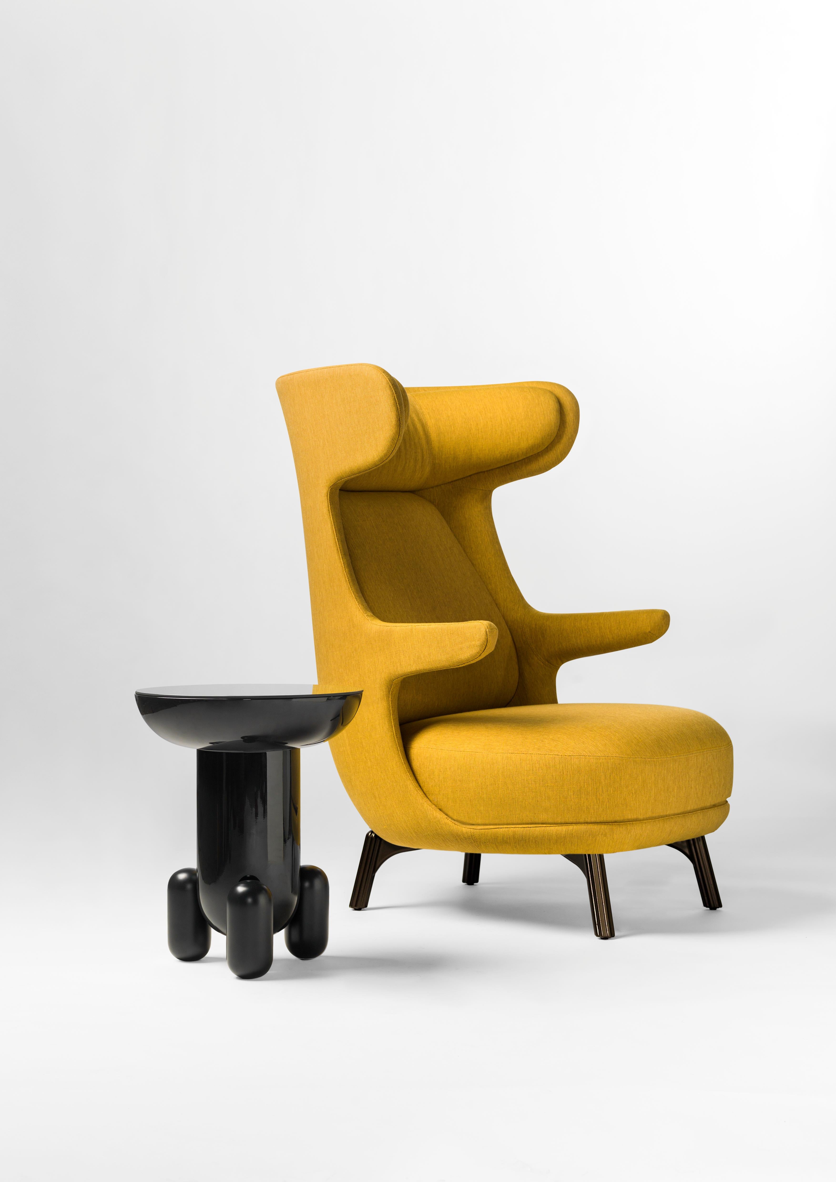 Hayon Edition Dino Armchair in Fabric and Leather Upholstery by BD Barcelona For Sale 2