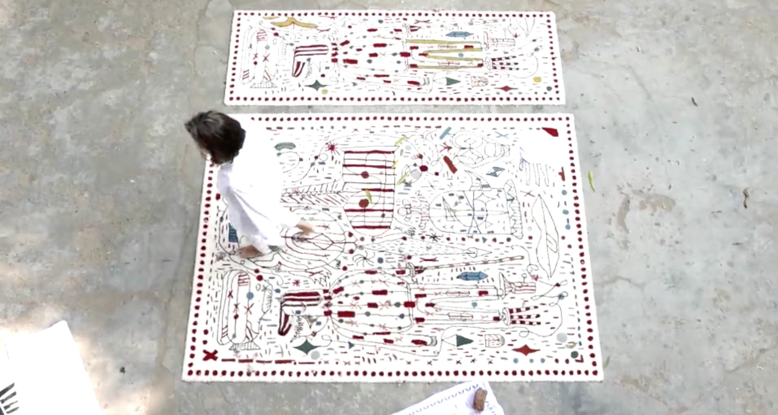 Tapis ou tapisserie touffeté à la main Hayon x Nani de Jaime Hayon pour Nanimarquina en vente 8