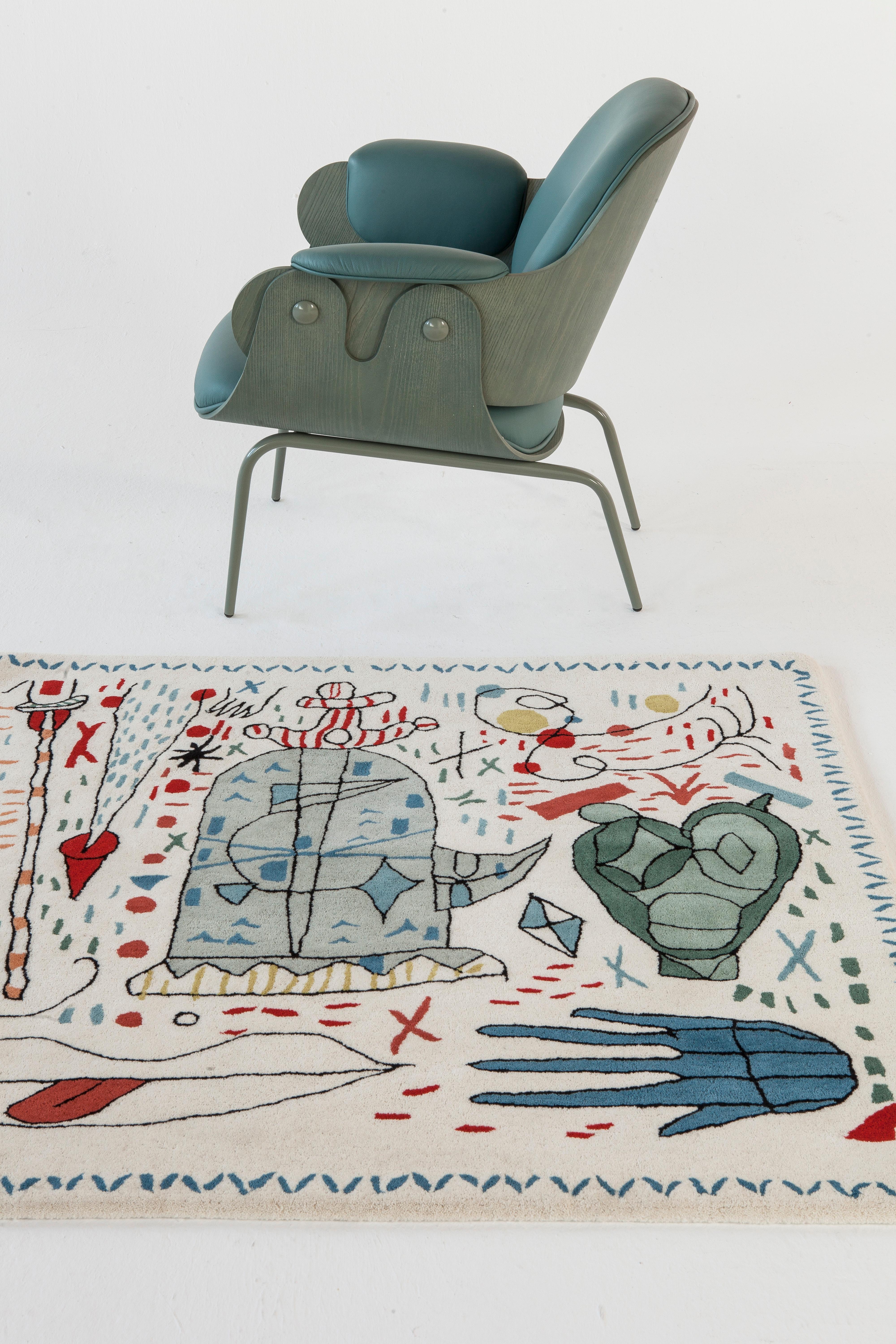 Handgetufteter Teppich oder Wandteppich „Hayon x Nani“ von Jaime Hayon für Nanimarquina (21. Jahrhundert und zeitgenössisch) im Angebot