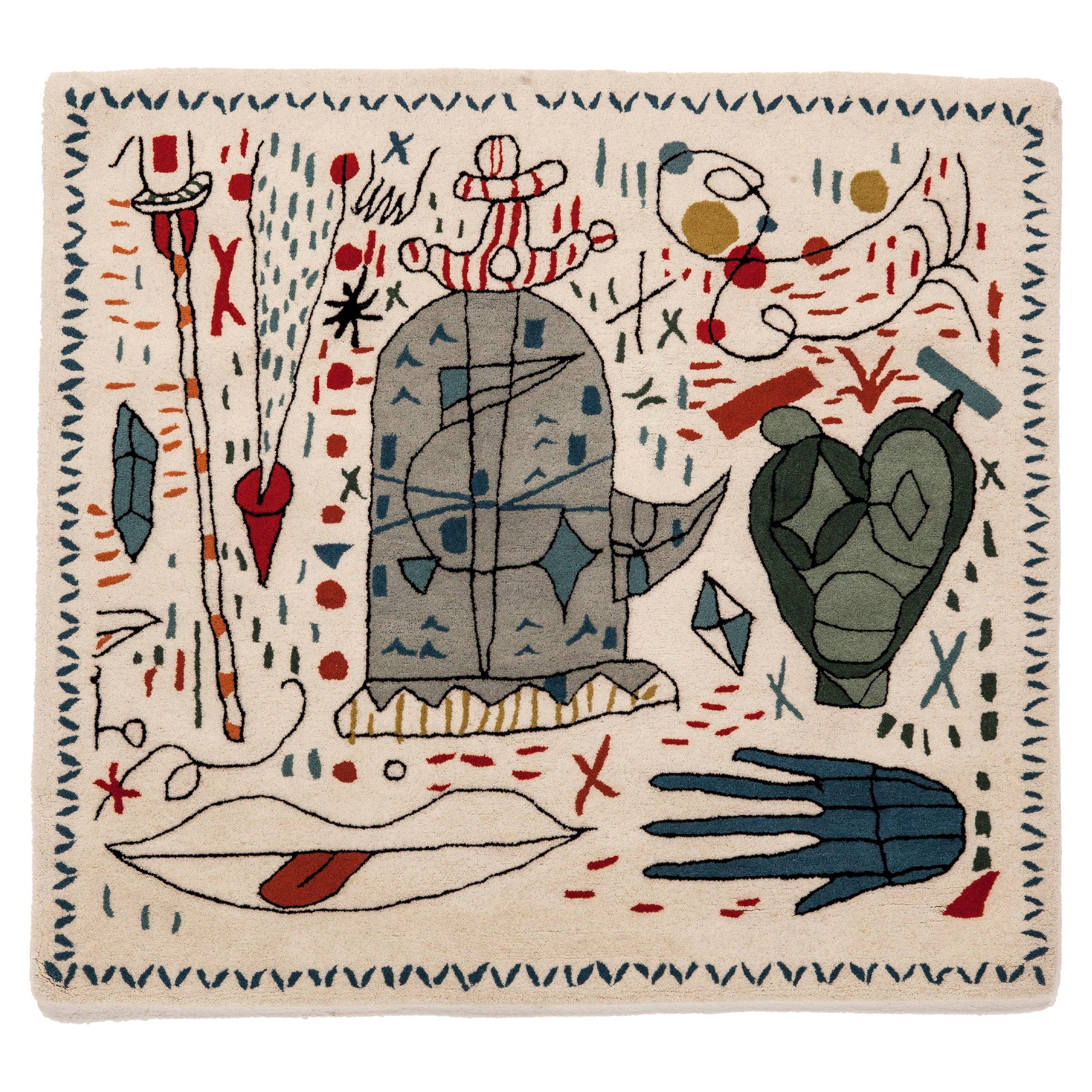 Tapis ou tapisserie touffeté à la main Hayon x Nani de Jaime Hayon pour Nanimarquina