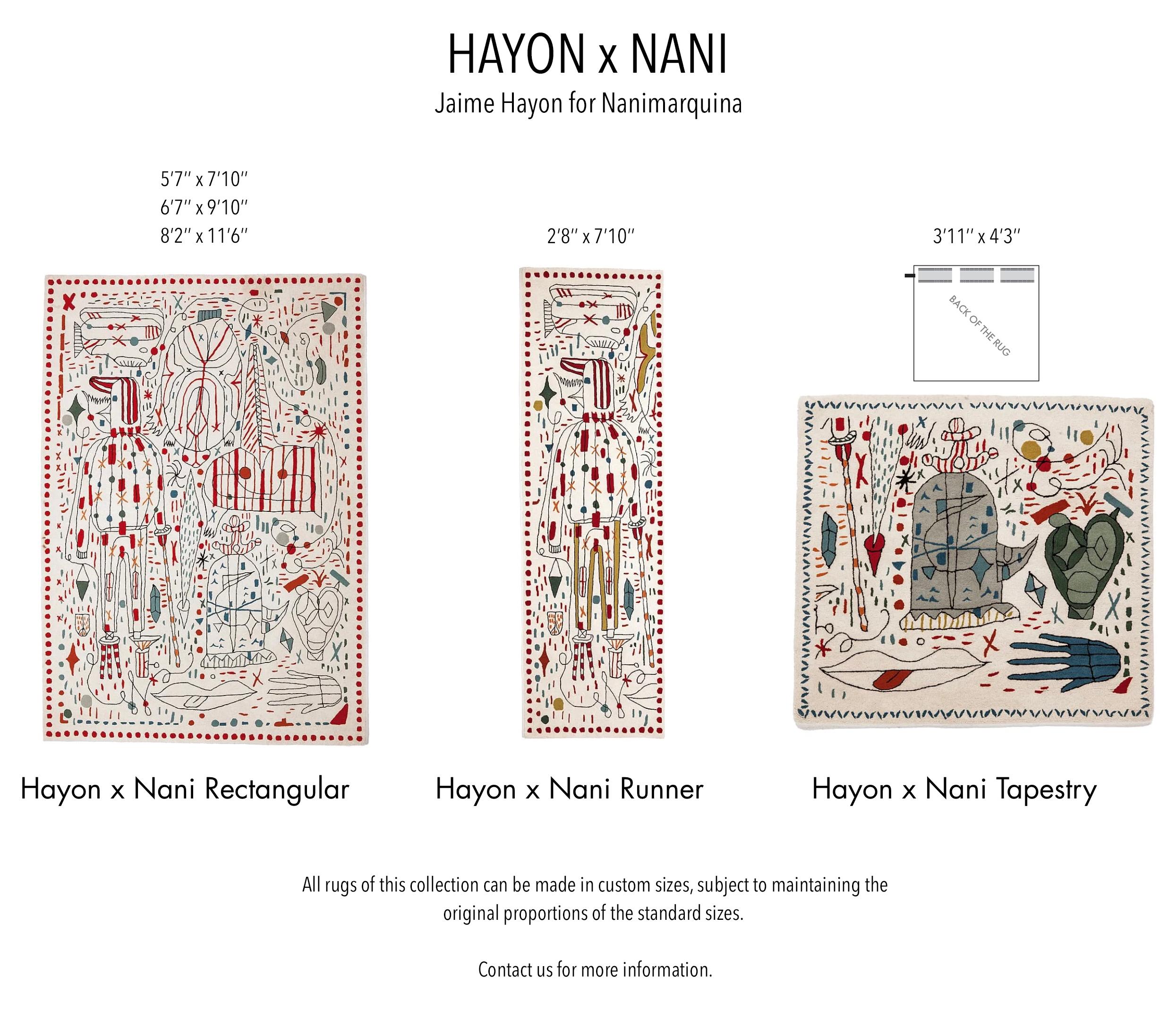 Wool 'Hayon x Nani' Hand-Tufted Runner by Jaime Hayon for Nanimarquina For Sale