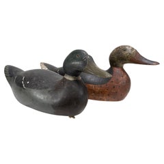 Vintage Hays Grand Prix Pair Mallard Decoys