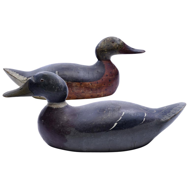 Hays Grand Prix Pair Mallard Decoys For Sale at 1stDibs