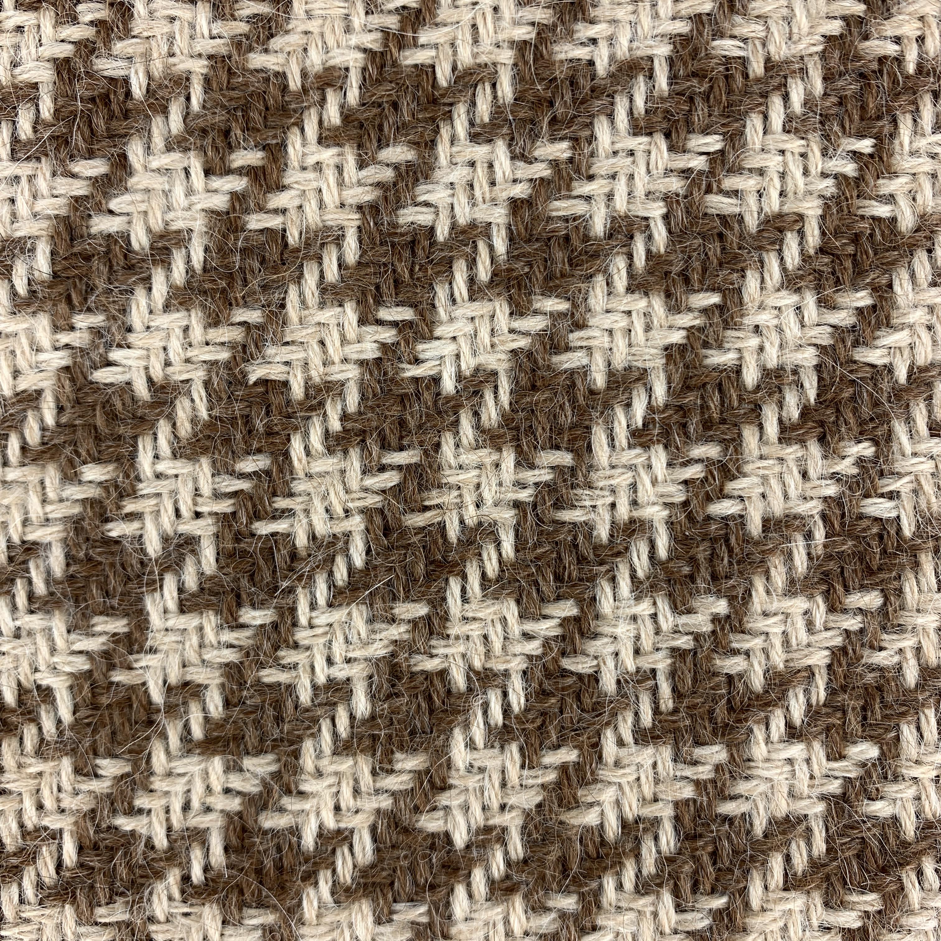 houndstooth scarf brown