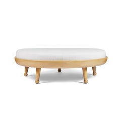 Hayworth Indoor/Outdoor Coffee Table Ottoman, in Carbon Canyon, by August Abode