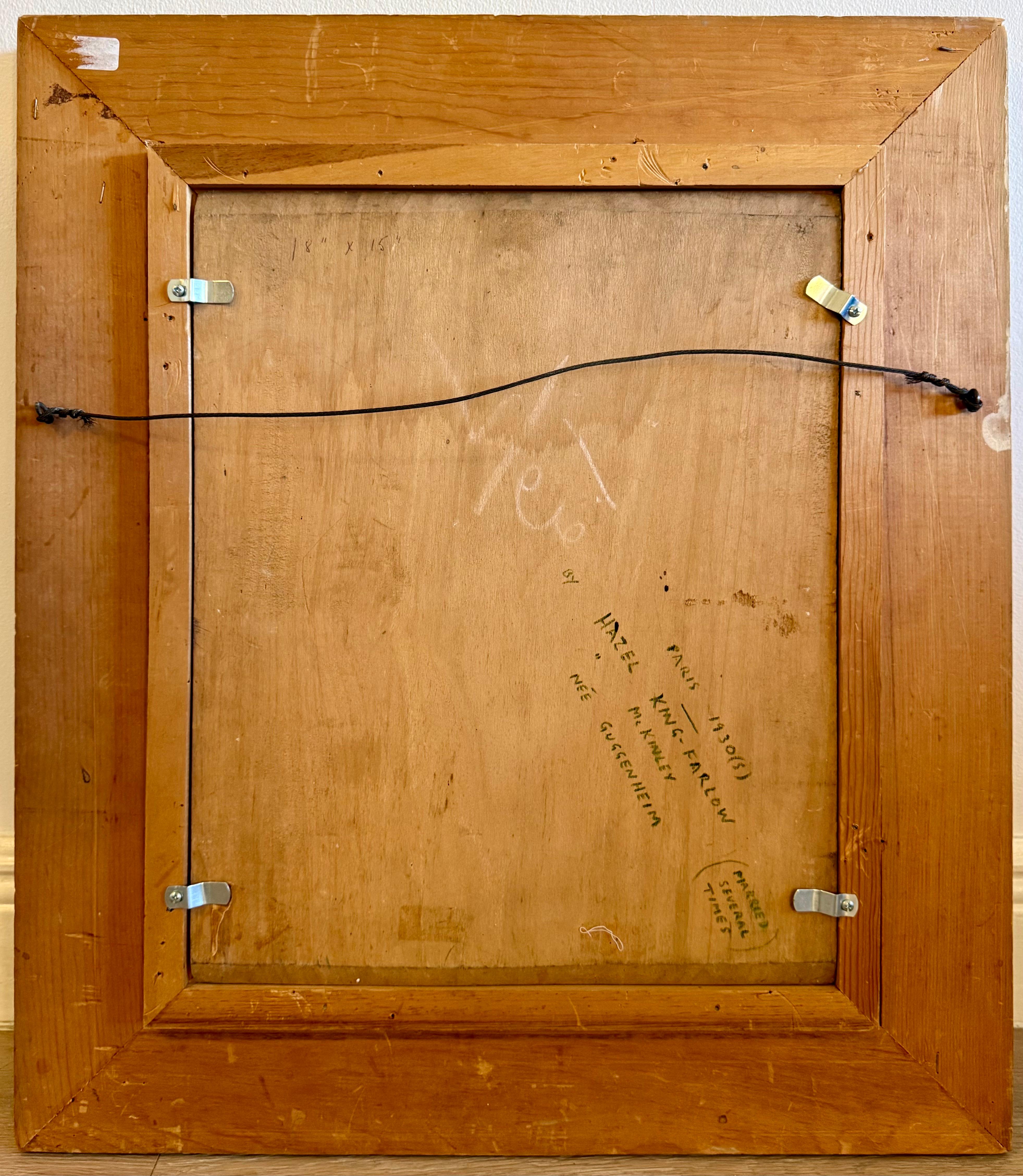 Hazel Guggenheim McKinley - 1930's Modernist Oil Painting Paris ...