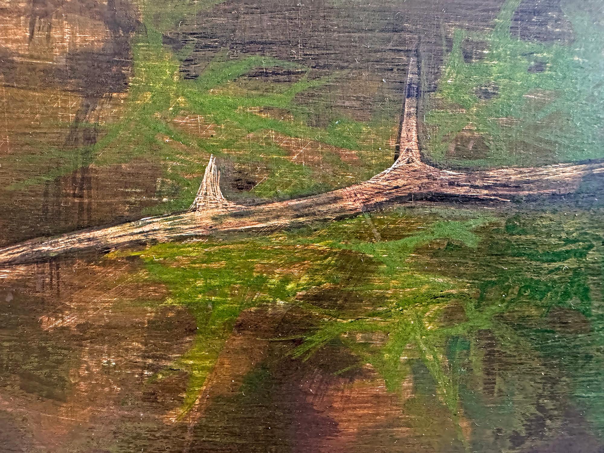 Nature Walk  Magic Realism in Dreamlike Setting For Sale 5