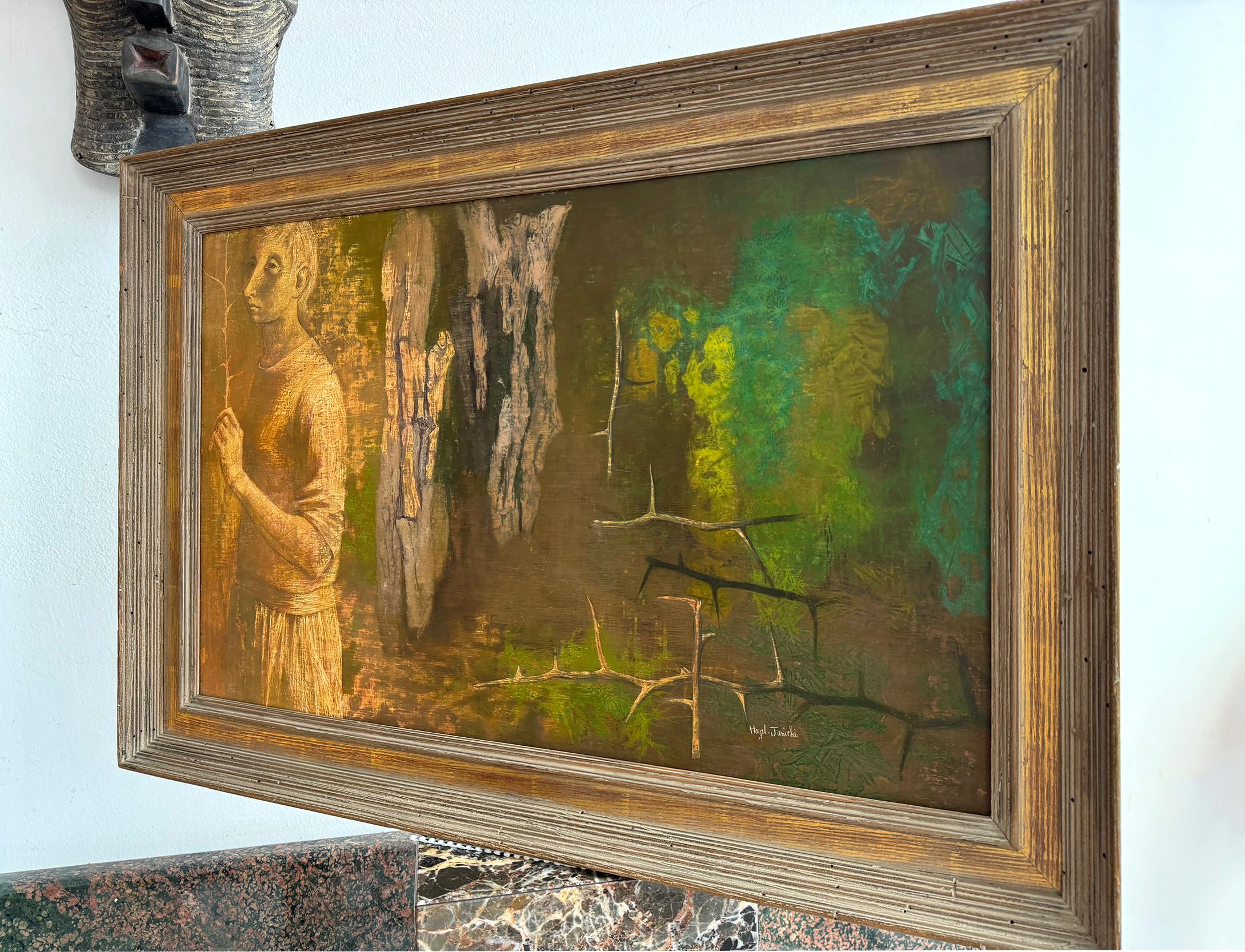 Nature Walk  Magic Realism in Dreamlike Setting For Sale 6