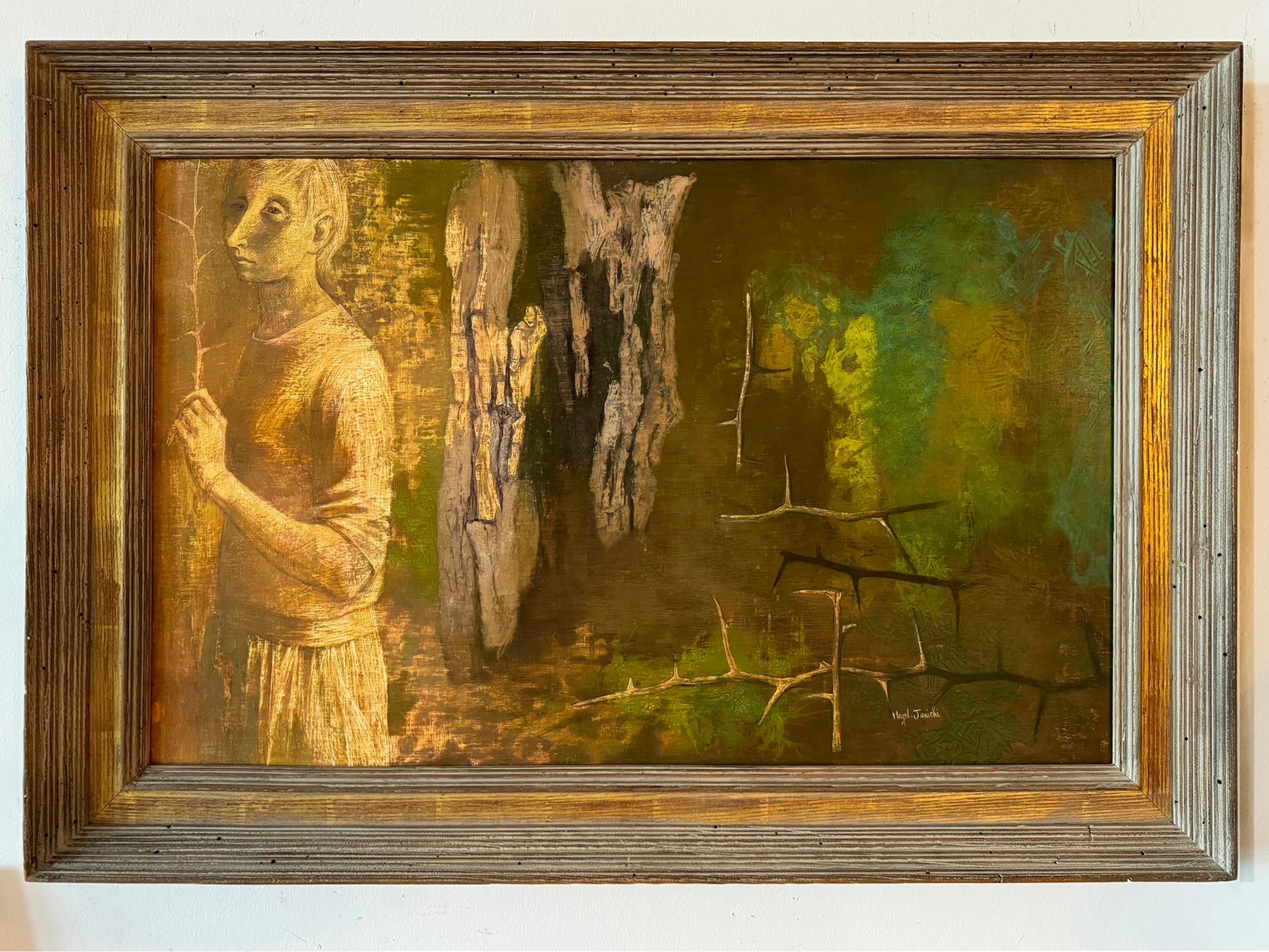 Nature Walk  Magic Realism in Dreamlike Setting For Sale 1