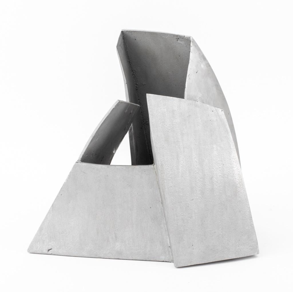 20th Century Hazel Signed Modernist Welded Steel Sculpture
