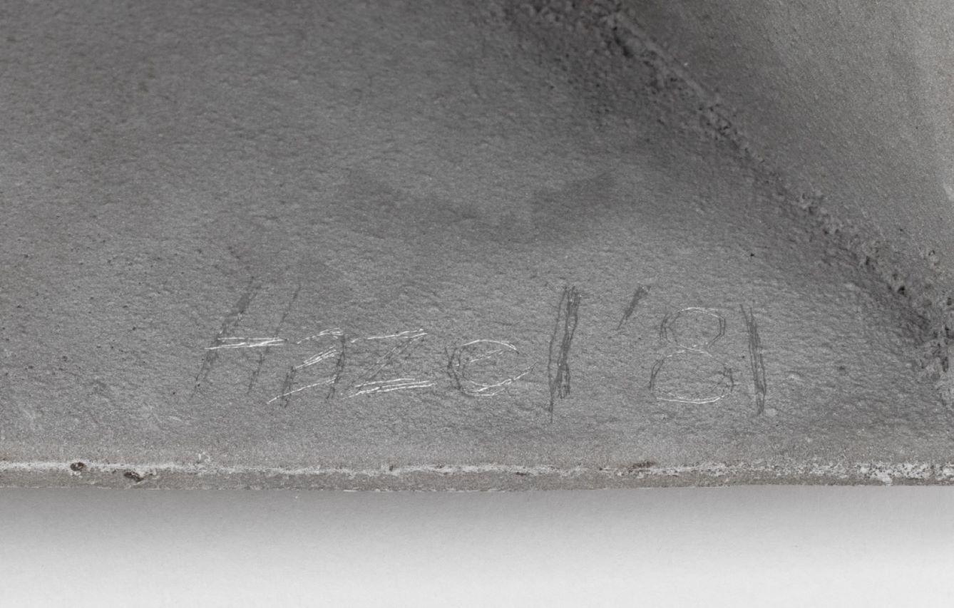 Hazel Signed Modernist Welded Steel Sculpture 4