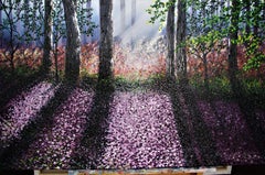 Un albero di luce eterea, Pittura, Olio su tela