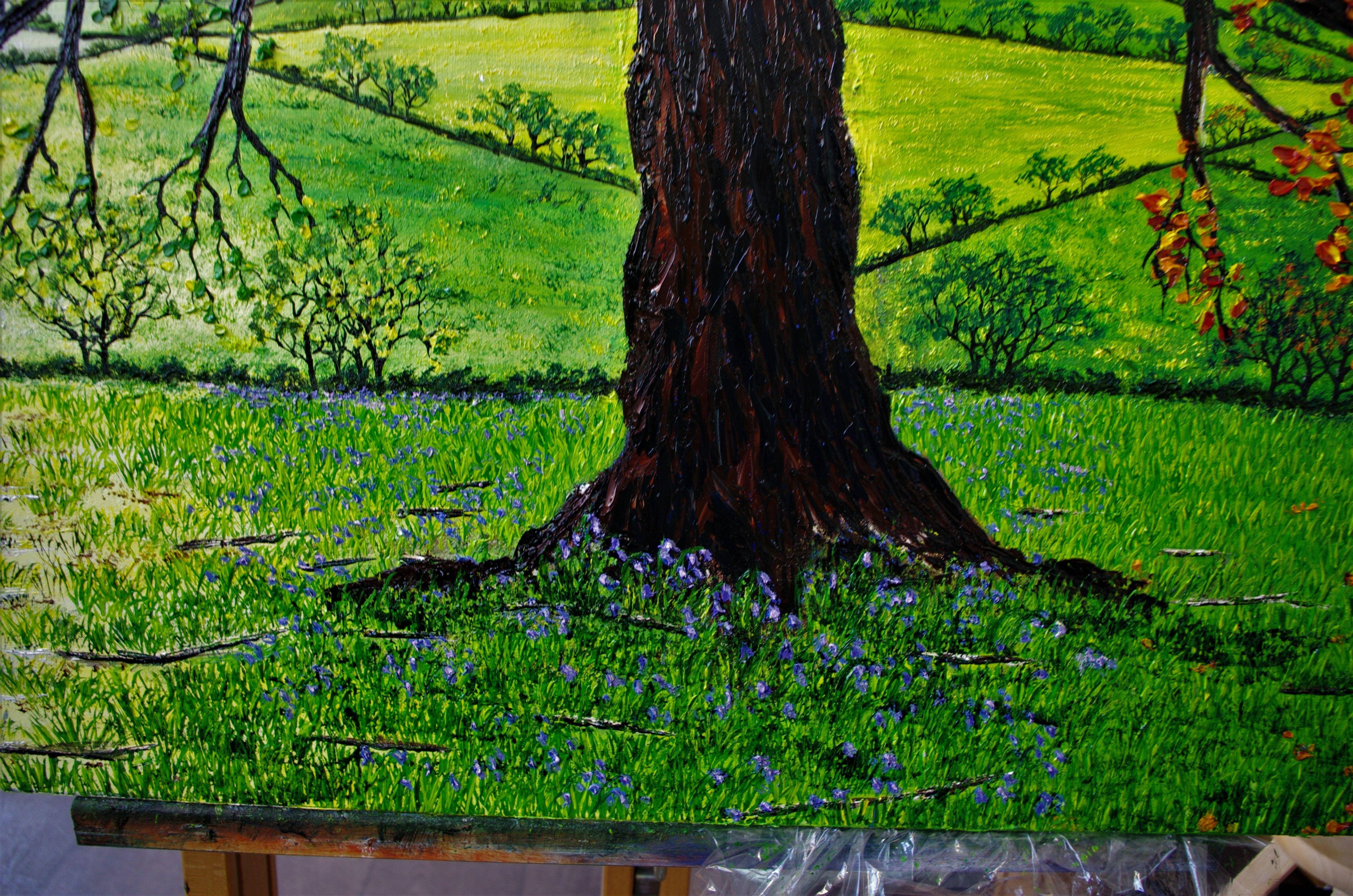 An Oak Of Our Time, Painting, Oil on Canvas For Sale 3