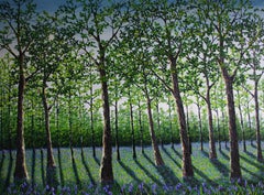Spring Light - peinture à l'huile de paysage réaliste - art contemporain