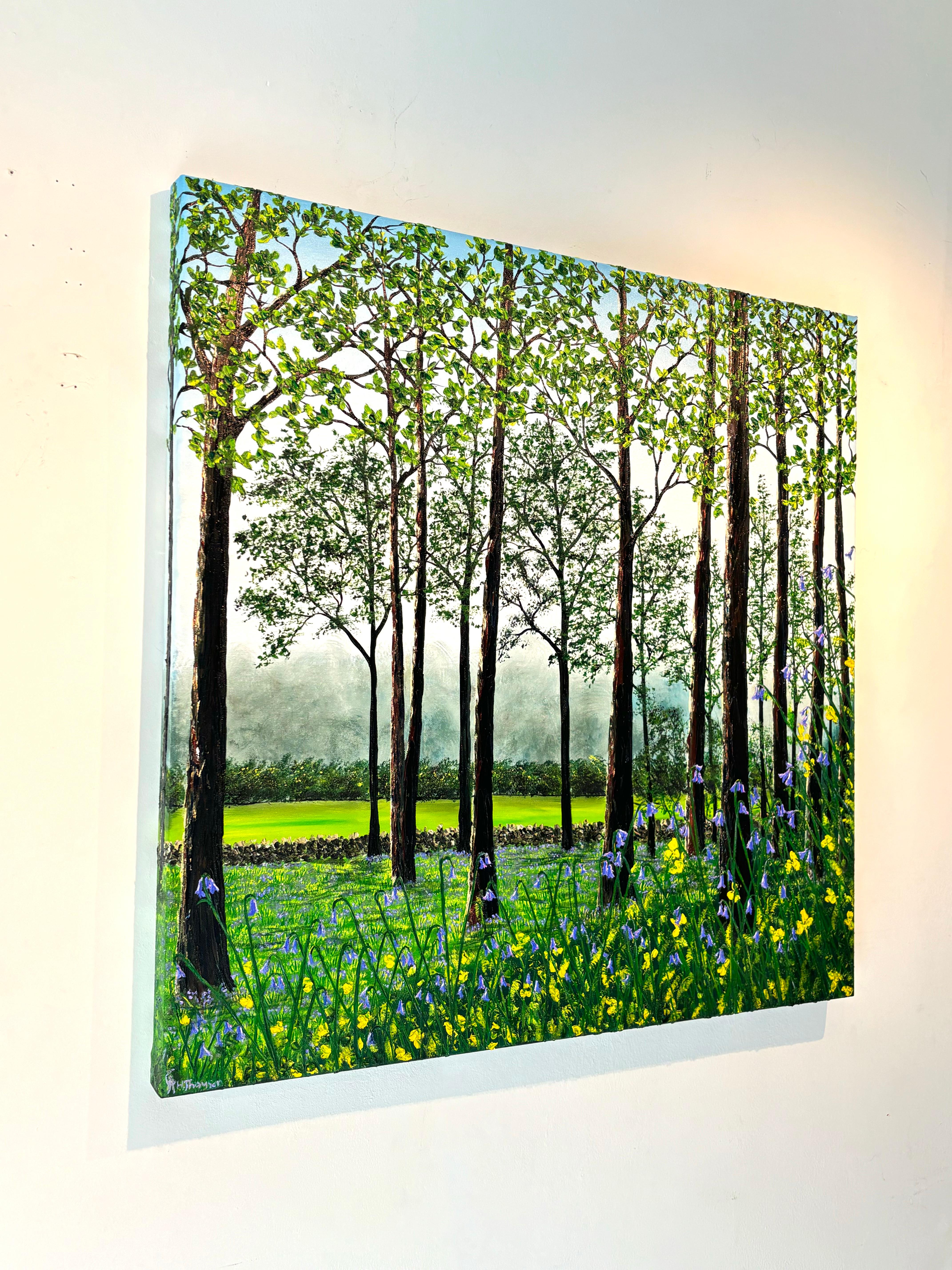 Contemporary Art - peinture à l'huile impressionniste moderne originale de paysage - art contemporain - Impressionnisme Painting par Hazel Thomson
