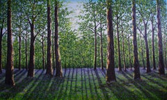 Tempus Vernum - original realism Autumn landscape oil painting-contemporary art