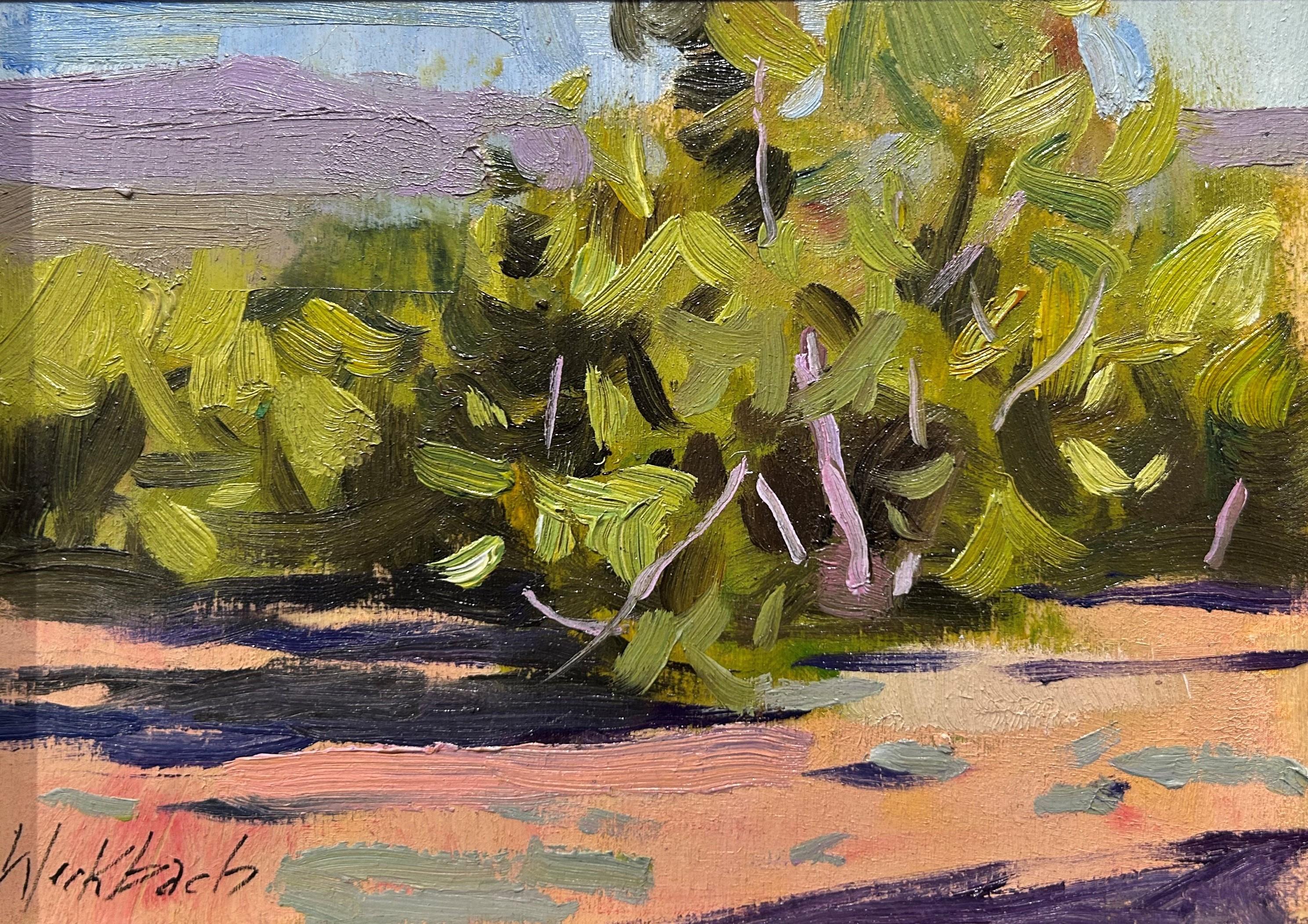 "Long Trail" - Impressionist Landscape and Still-Life, Oil Painting on Panel